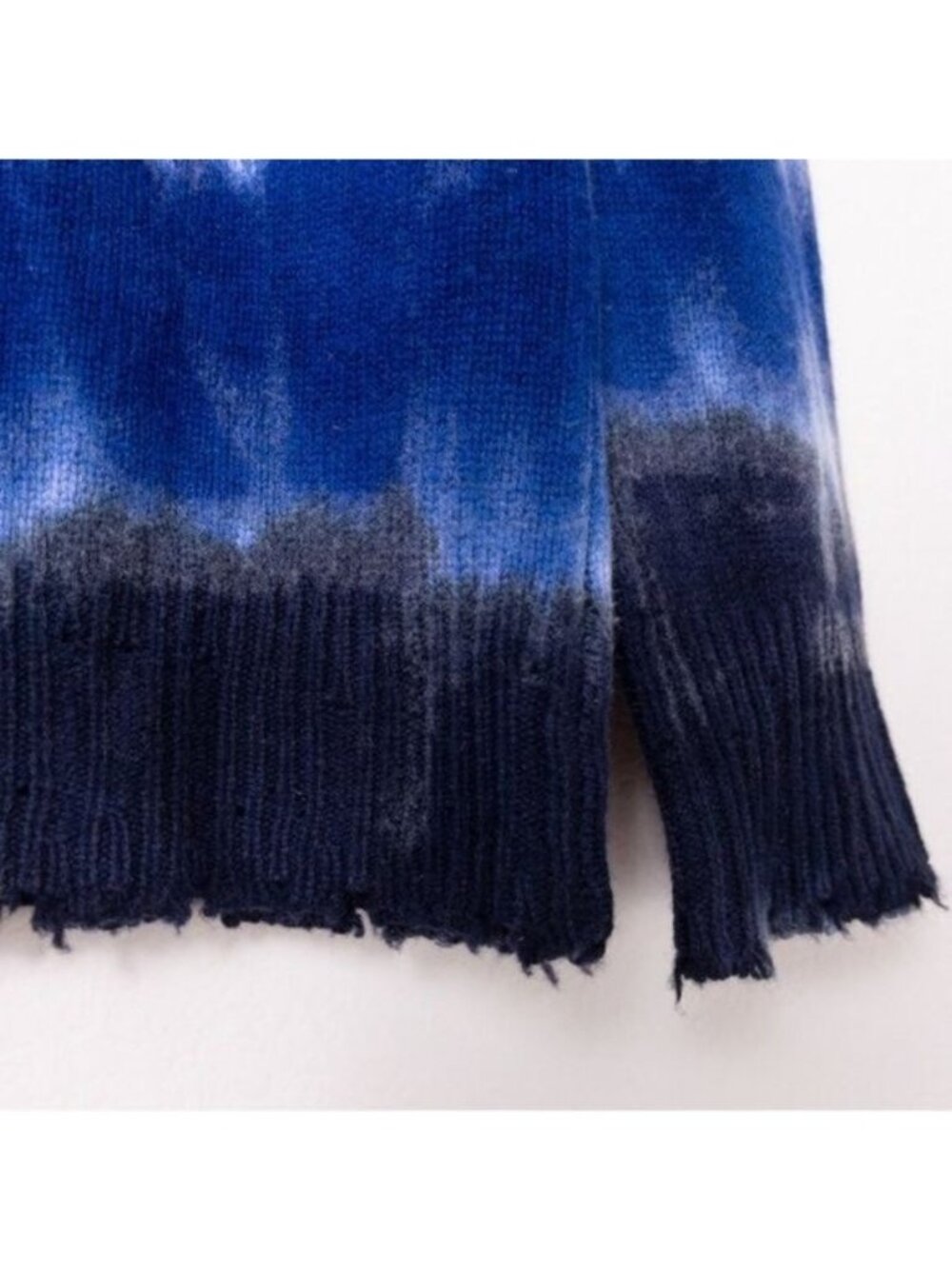 NWT Free People x Sandrine Rose California Tidy Cashmere Wool Sweater XS Tie Dye - Picture 8 of 11